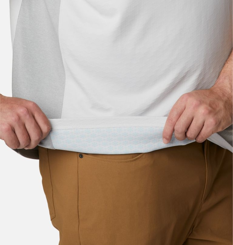 Men's Zero Ice Cirro-Cool Short Sleeve Shirt - Big, Color: Nimbus Grey, Nimbus Grey Heather