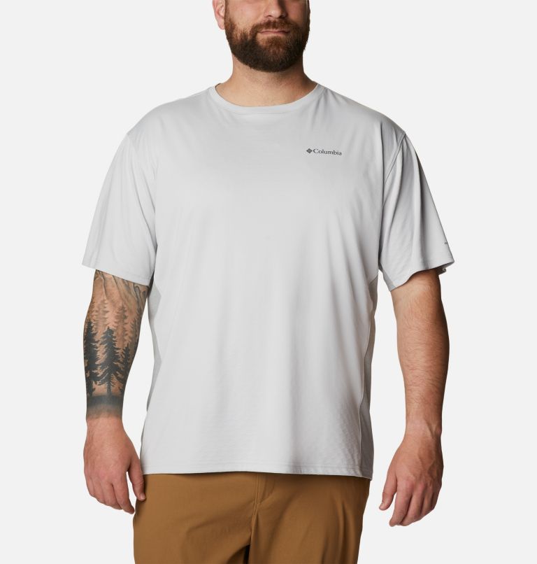 Men's Zero Ice Cirro-Cool Short Sleeve Shirt - Big, Color: Nimbus Grey, Nimbus Grey Heather, image 1