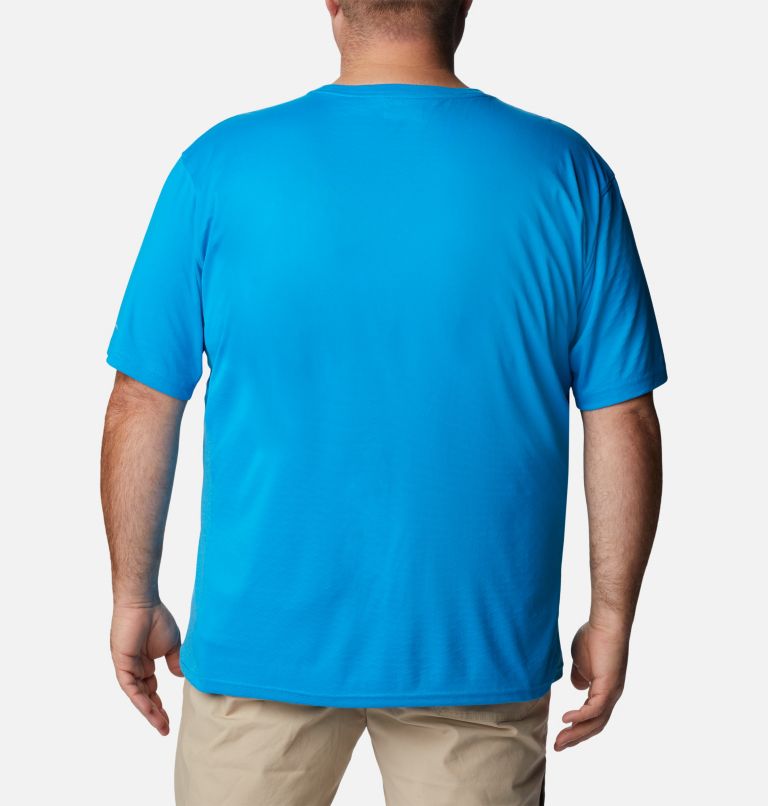T-shirt à manches courtes Zero Ice Cirro-Cool Homme - Tailles fortes, Color: Compass Blue, Compass Blue Heather, image 2