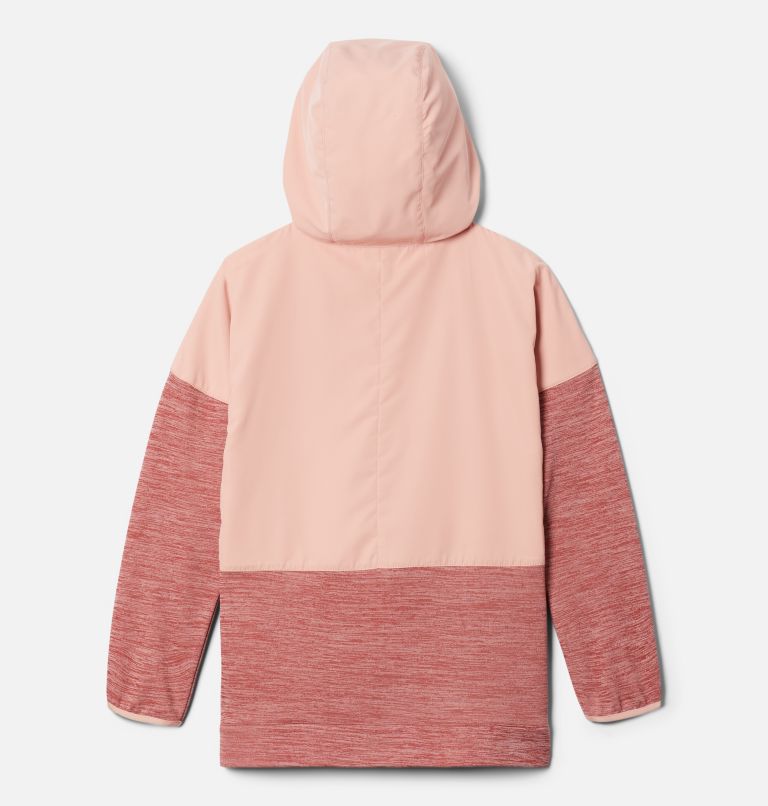 Manteau polaire à fermeture éclair Out-Shield Dry pour fille, Color: Faux Pink, Faux Pink Heather, image 2