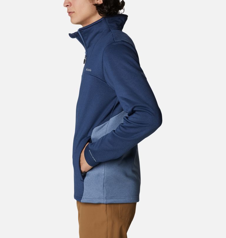 Thumbnail: Polaire Maxtrail Midlayer II Homme, Color: Collegiate Navy, Bluestone, image 3