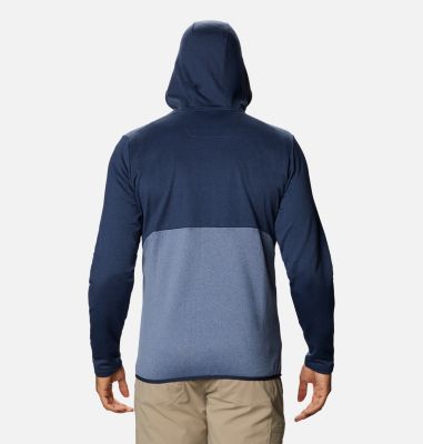 Men's Maxtrail&trade; Quarter Zip Fleece Hoodie Maxtrail&trade; Quarter Zip Hoodie | 846 | S, Collegiate Navy, Bluestone, back
