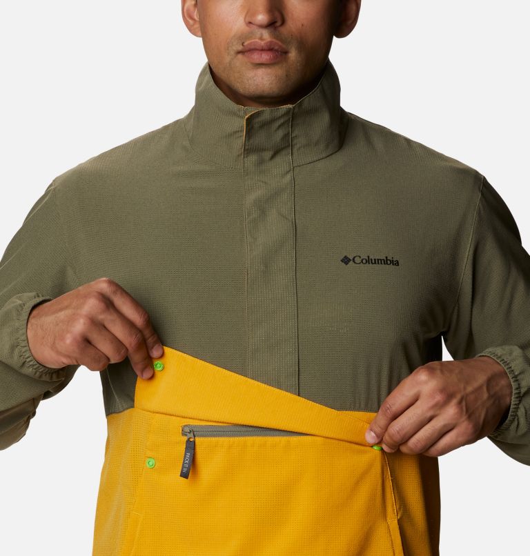 Anorak compact Atlas Explorer pour homme, Color: Stone Green, Bright Gold, image 4
