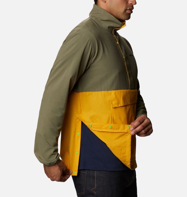 Anorak compact Atlas Explorer pour homme, Color: Stone Green, Bright Gold, image 5