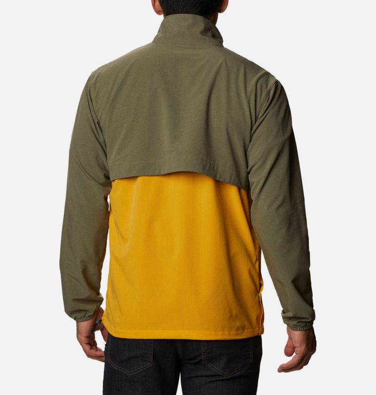 Anorak compact Atlas Explorer pour homme, Color: Stone Green, Bright Gold, image 2