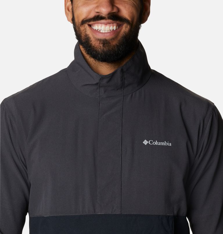 Men's Atlas Explorer Packable Anorak, Color: Shark, Black, image 4