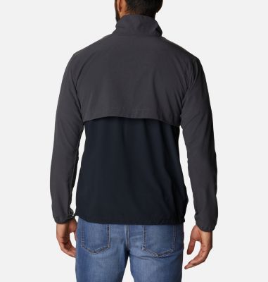 Men's Atlas Explorer&trade; Packable Anorak Atlas Explorer&trade; Packable Anorak | 011 | XL, Shark, Black, back