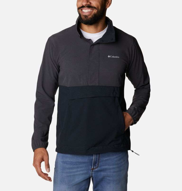 Men's Atlas Explorer Packable Anorak, Color: Shark, Black, image 1