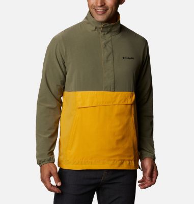Atlas Explorer&trade; Packable Anorak f&uuml;r M&auml;nner Atlas Explorer&trade; Packable Anorak | 011 | XL, Stone Green, Bright Gold, front