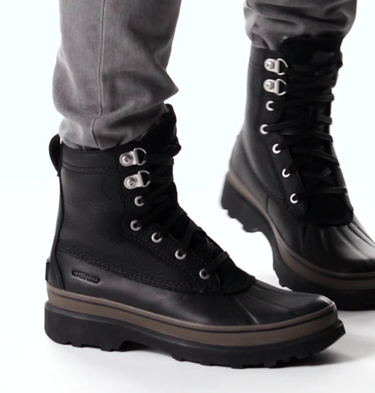 Thumbnail: Men's Caribou Storm Boot, Color: Black, Mud, image 2