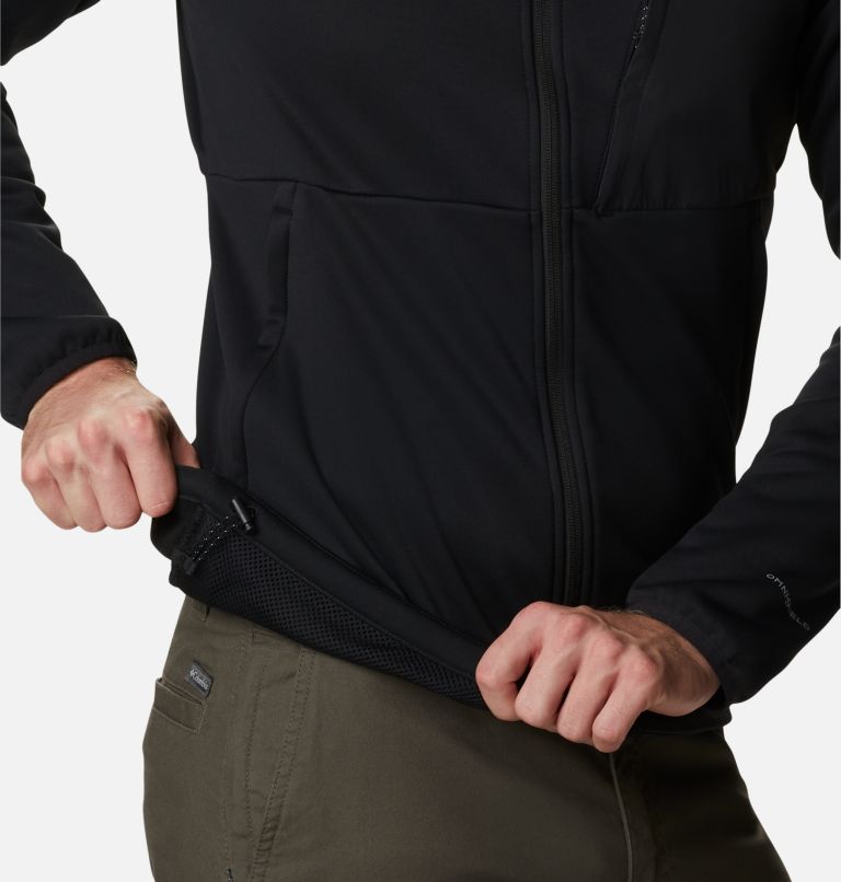 Manteau polaire à capuchon avec fermeture éclair Out-Shield Dry Homme, Color: Black, image 6