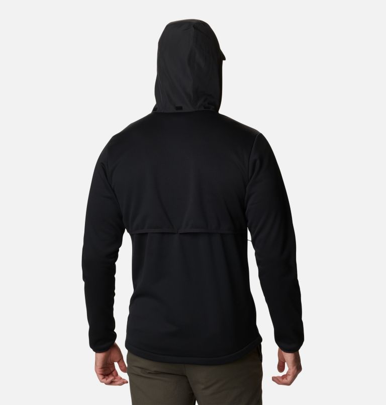 Manteau polaire à capuchon avec fermeture éclair Out-Shield Dry Homme, Color: Black, image 2
