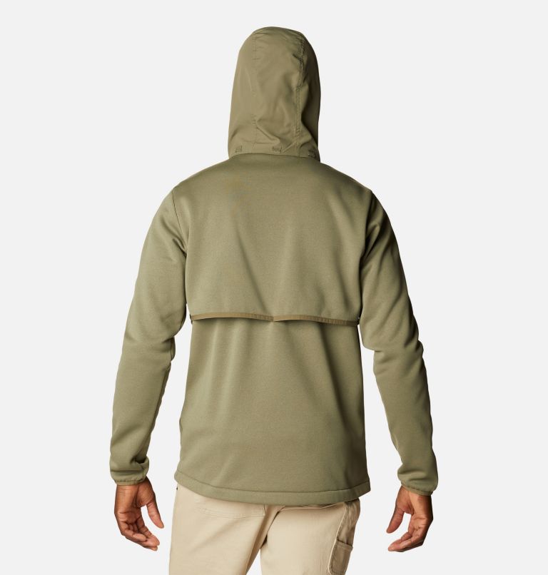 Manteau polaire à capuchon avec fermeture éclair Out-Shield Dry Homme, Color: Stone Green, image 2