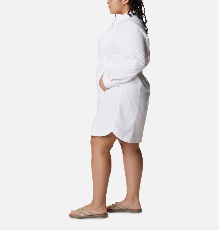 Women's Silver Ridge Novelty Dress - Plus Size, Color: White, image 3