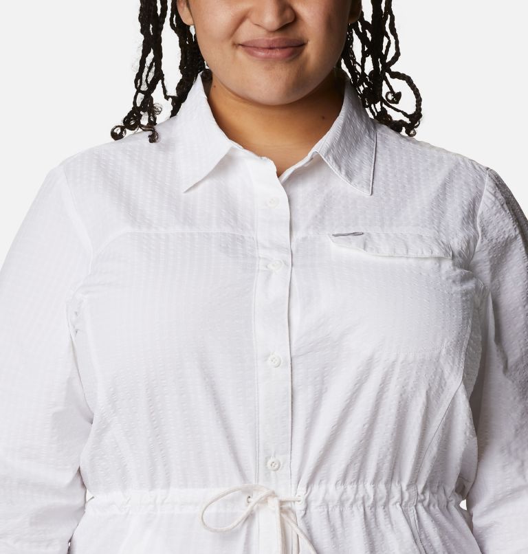 Women's Silver Ridge Novelty Dress - Plus Size, Color: White, image 4