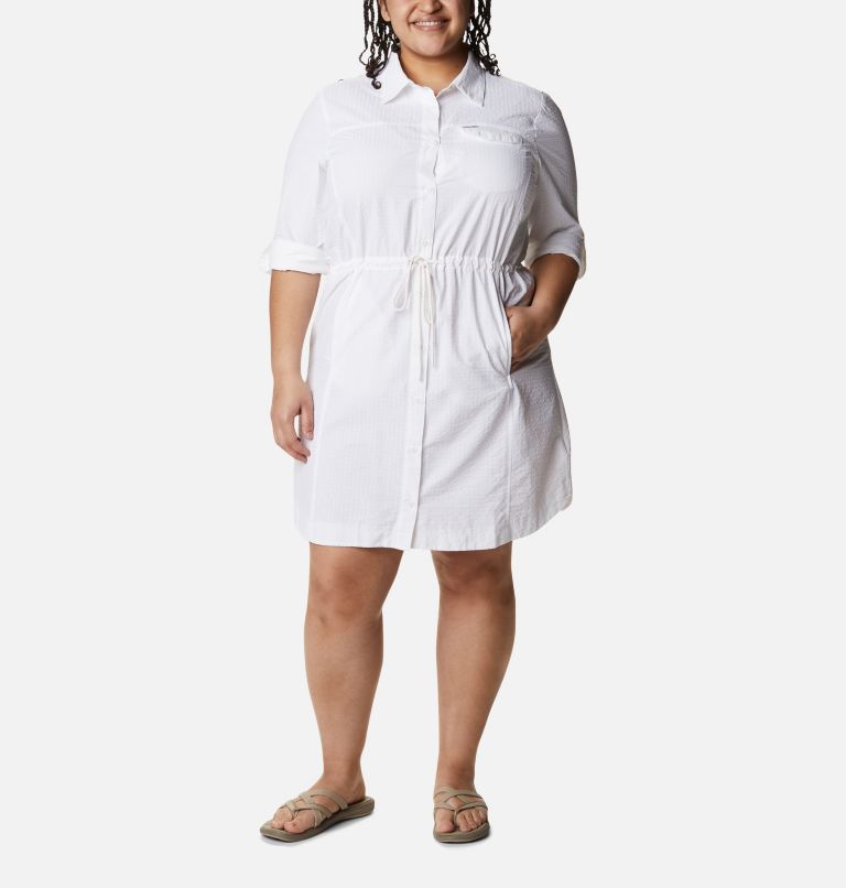 Women's Silver Ridge Novelty Dress - Plus Size, Color: White, image 5