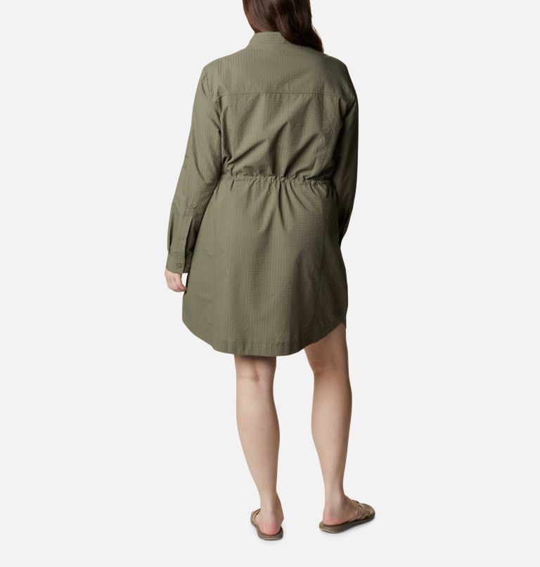 Women's Silver Ridge Novelty Dress - Plus Size, Color: Stone Green, image 2