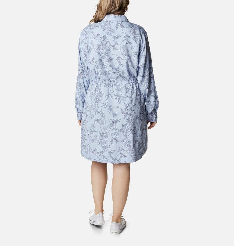 Women's Silver Ridge Novelty Dress - Plus Size, Color: Nocturnal Art Bouquet, image 2