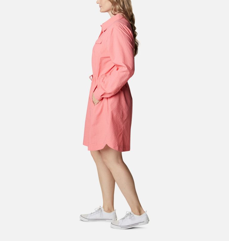 Women's Silver Ridge Novelty Dress - Plus Size, Color: Salmon, image 3