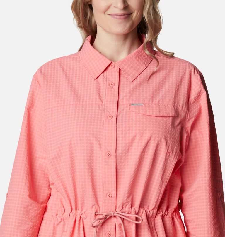 Women's Silver Ridge Novelty Dress - Plus Size, Color: Salmon, image 4