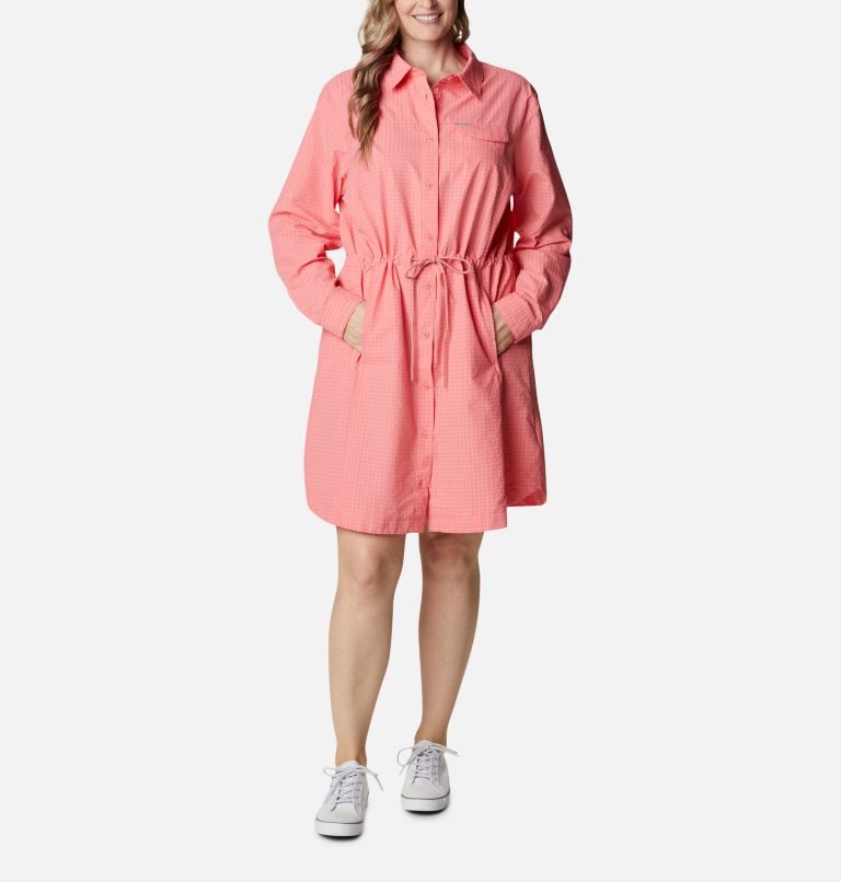 Women's Silver Ridge Novelty Dress - Plus Size, Color: Salmon, image 1