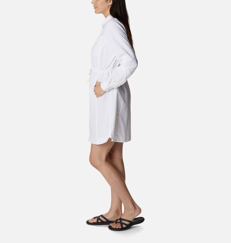 Women's Silver Ridge Novelty Dress, Color: White, image 3