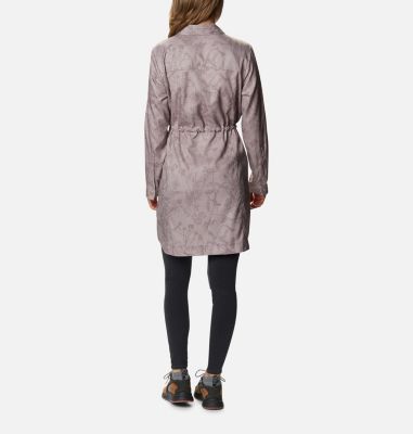 Women's Silver Ridge&trade; Novelty Dress Silver Ridge&trade; Novelty Dress | 397 | L, Mauve Vapor Art Bouquet, back