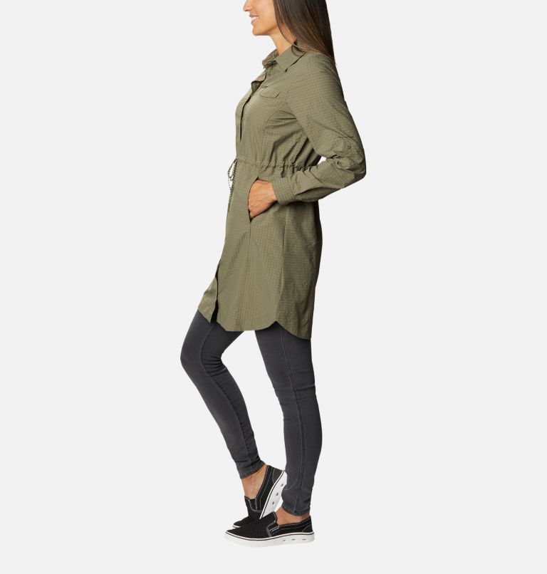 Silver Ridge Novelty Dress | 397 | XL, Color: Stone Green, image 3