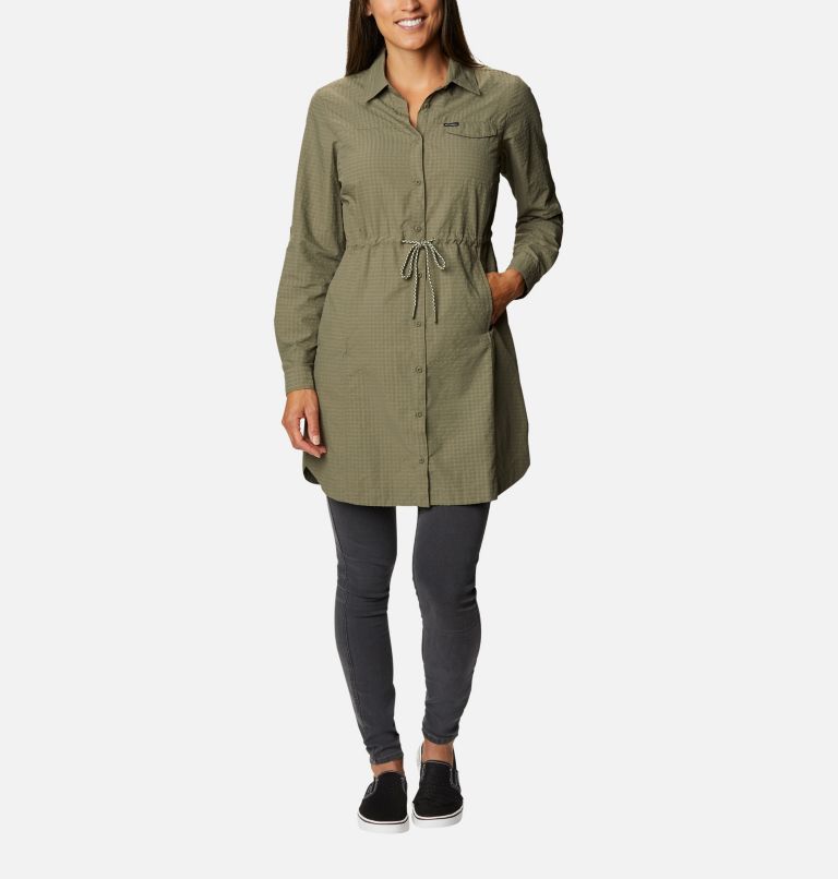 Silver Ridge Novelty Dress | 397 | XL, Color: Stone Green, image 1