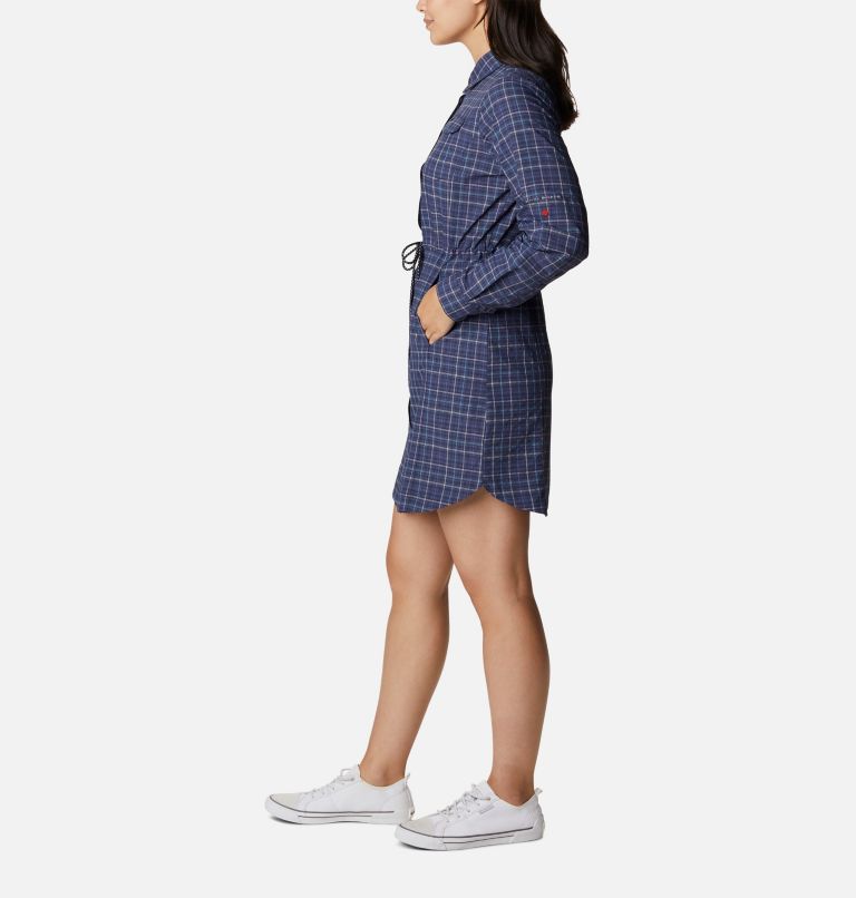 Silver Ridge Novelty Dress | 467 | XL, Color: Nocturnal Elevation Grid, image 3