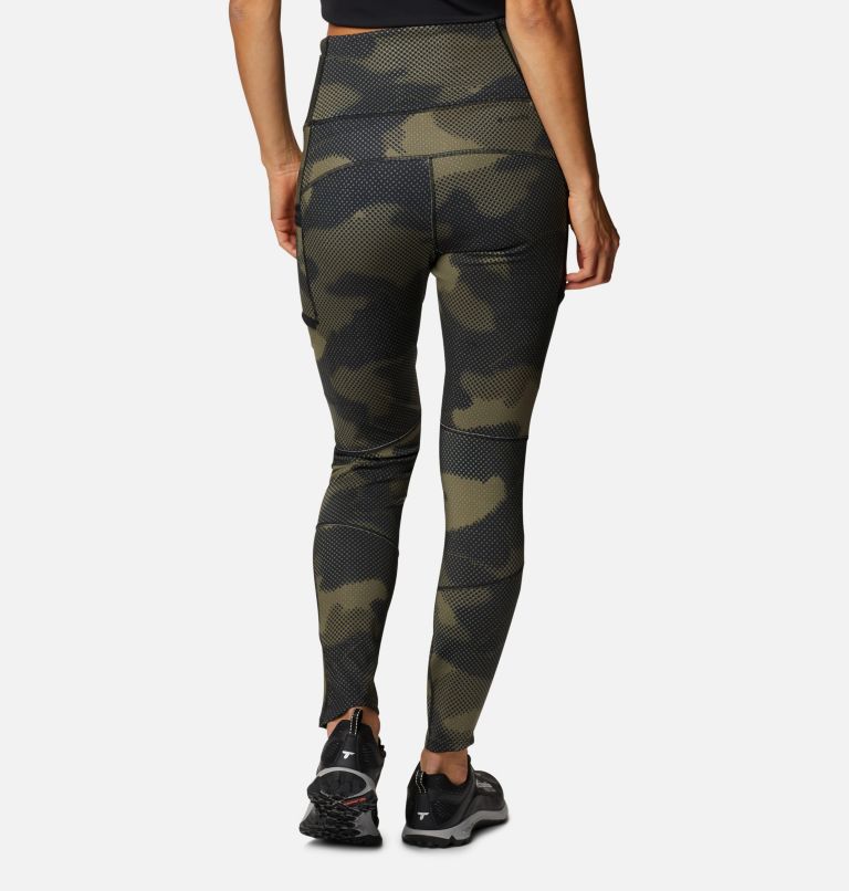 Women's Windgates II Leggings, Color: Stone Green Spotted Camo, image 2