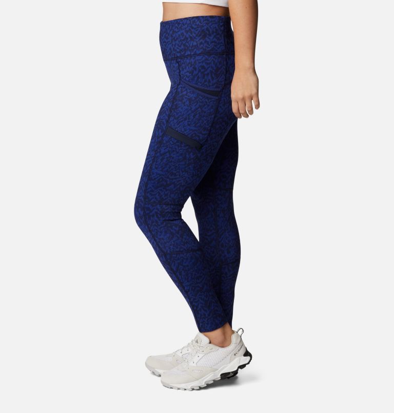 Women's Windgates II Leggings, Color: Dark Sapphire Terrain, image 3