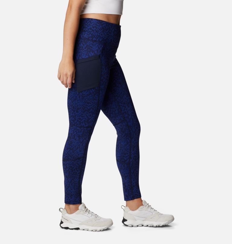 Women's Windgates II Leggings, Color: Dark Sapphire Terrain, image 6