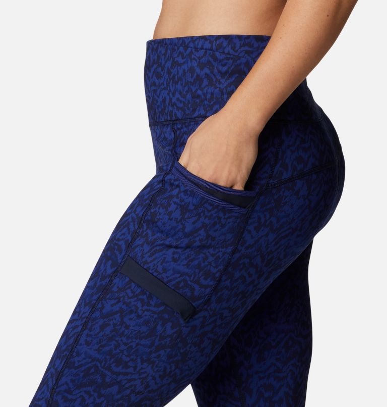 Women's Windgates II Leggings, Color: Dark Sapphire Terrain, image 8