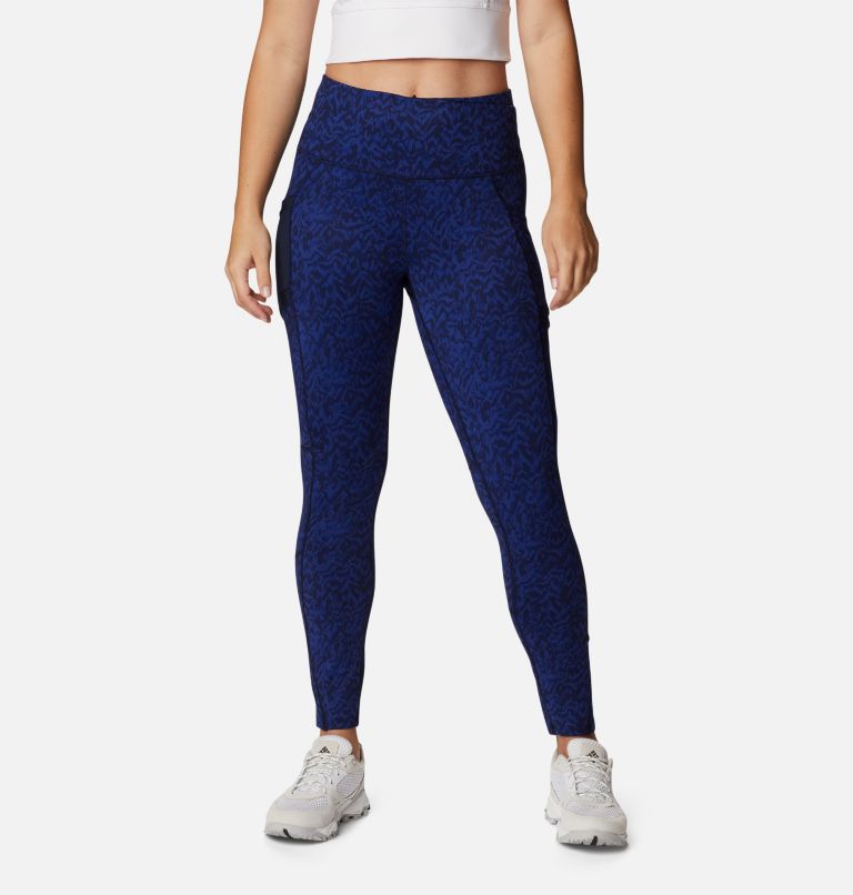 Women's Windgates II Leggings, Color: Dark Sapphire Terrain, image 1