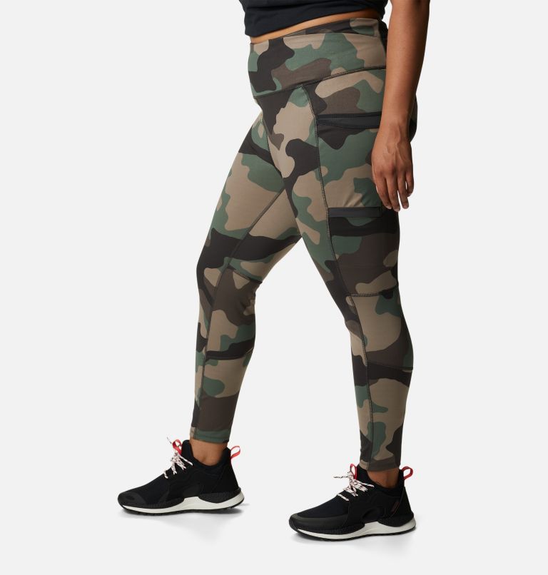 Women's Windgates II Leggings - Plus Size, Color: Cypress Mod Camo, image 3