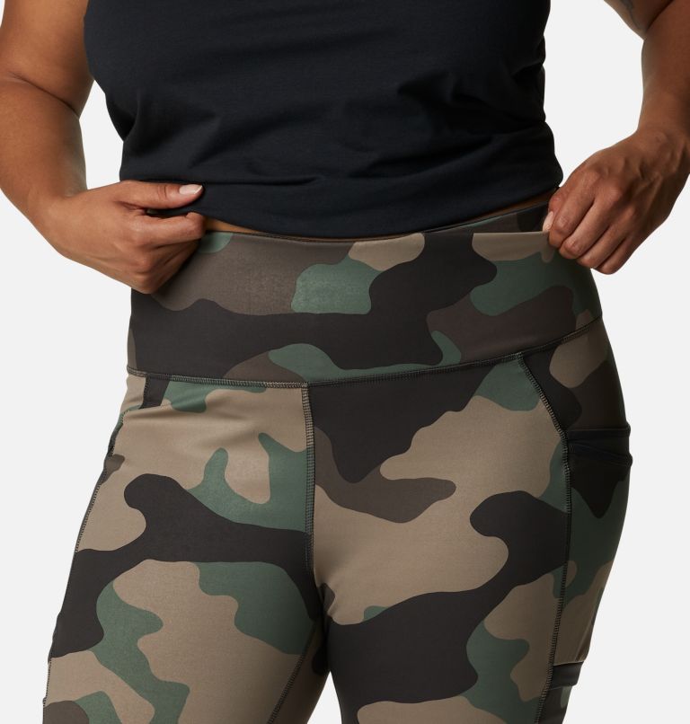 Women's Windgates II Leggings - Plus Size, Color: Cypress Mod Camo, image 4