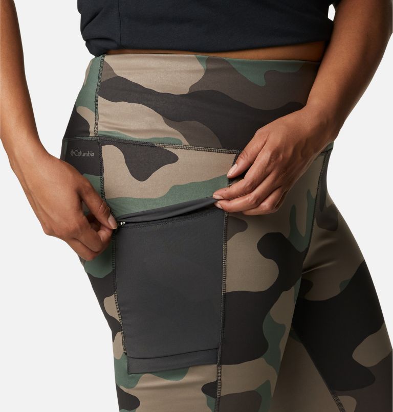 Women's Windgates II Leggings - Plus Size, Color: Cypress Mod Camo, image 7