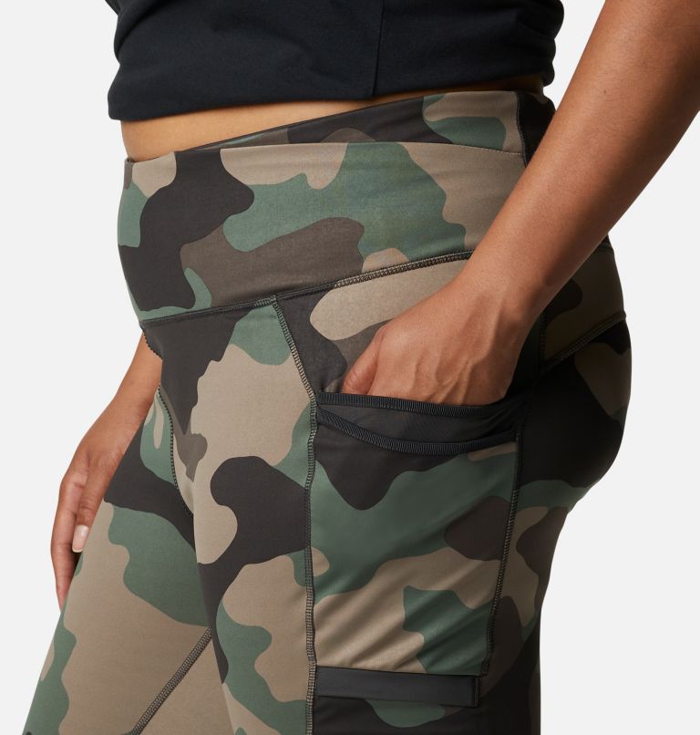 Women's Windgates II Leggings - Plus Size, Color: Cypress Mod Camo, image 8