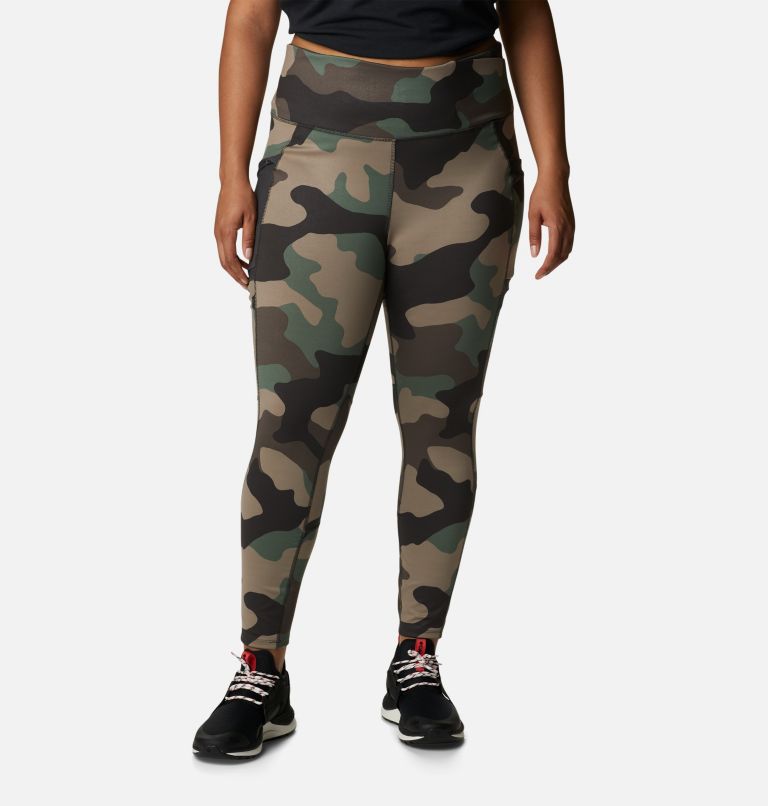 Women's Windgates II Leggings - Plus Size, Color: Cypress Mod Camo, image 1
