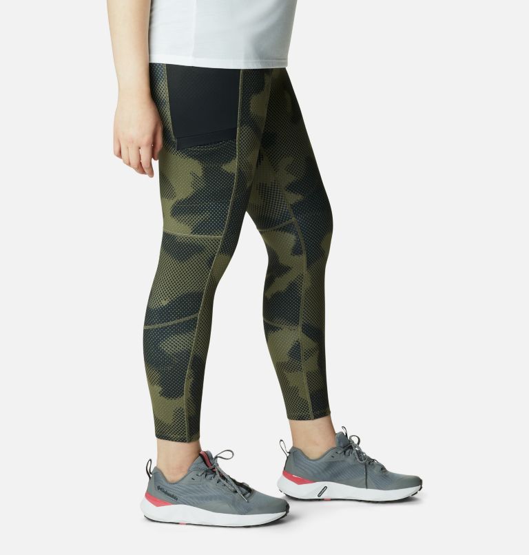 Women's Windgates II Leggings - Plus Size, Color: Stone Green Spotted Camo, image 6