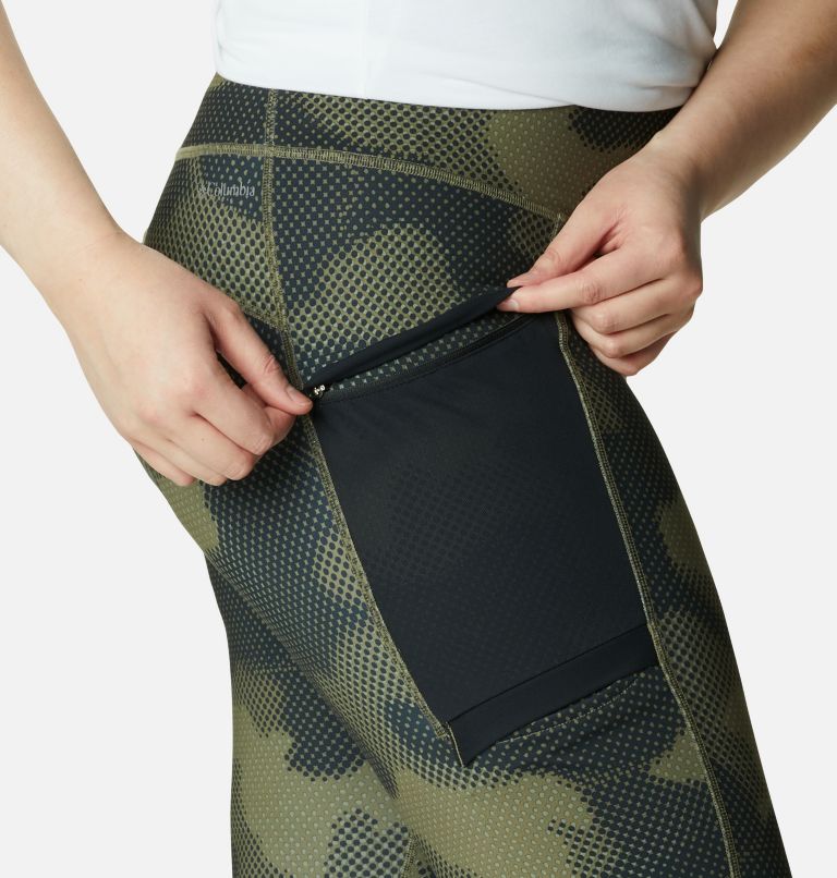 Women's Windgates II Leggings - Plus Size, Color: Stone Green Spotted Camo, image 7