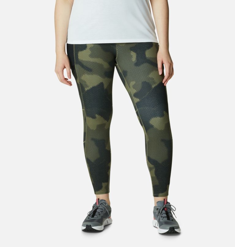 Women's Windgates II Leggings - Plus Size, Color: Stone Green Spotted Camo, image 1