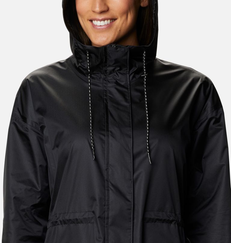 Women's Splash Side Waterproof Jacket, Color: Black, image 4
