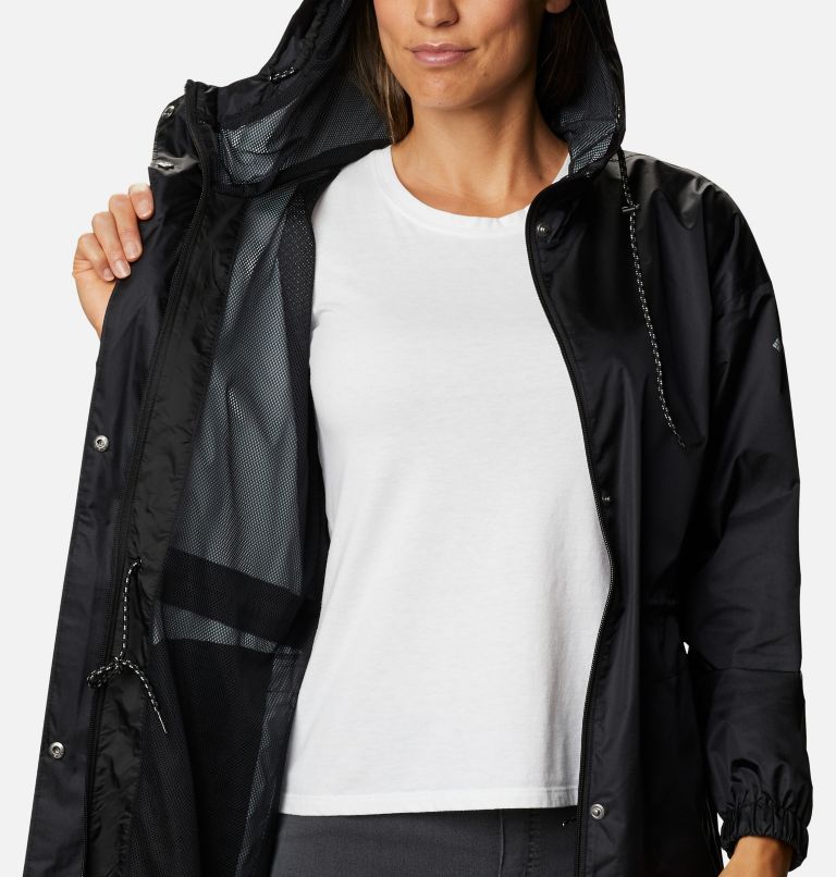 Women's Splash Side Waterproof Jacket, Color: Black, image 5