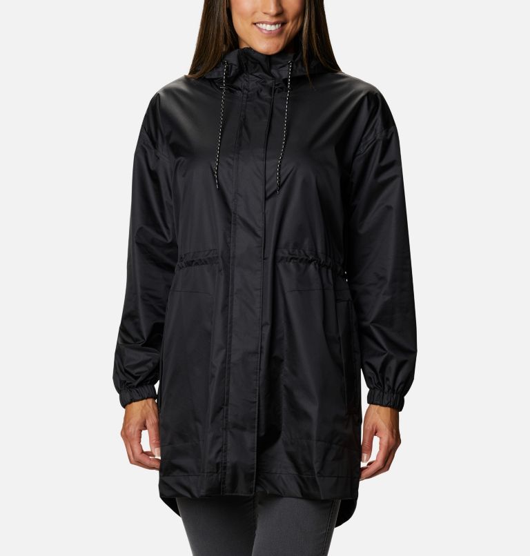 Women's Splash Side Jacket, Color: Black, image 1
