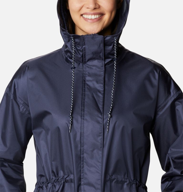 Thumbnail: Chaqueta impermeable Splash Side para mujer, Color: Nocturnal, image 4