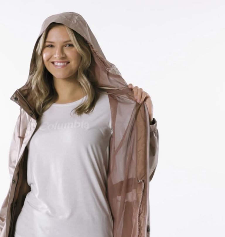 Splash Side Jacket | 649 | L, Color: Mauve Vapor