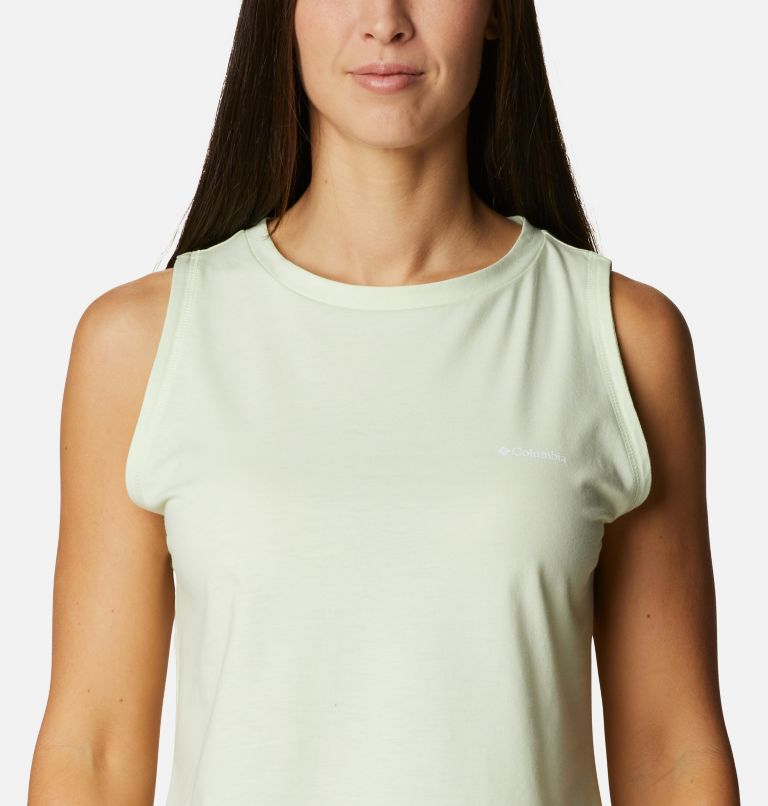 Women's Sun Trek Tank, Color: Light Lime, image 4