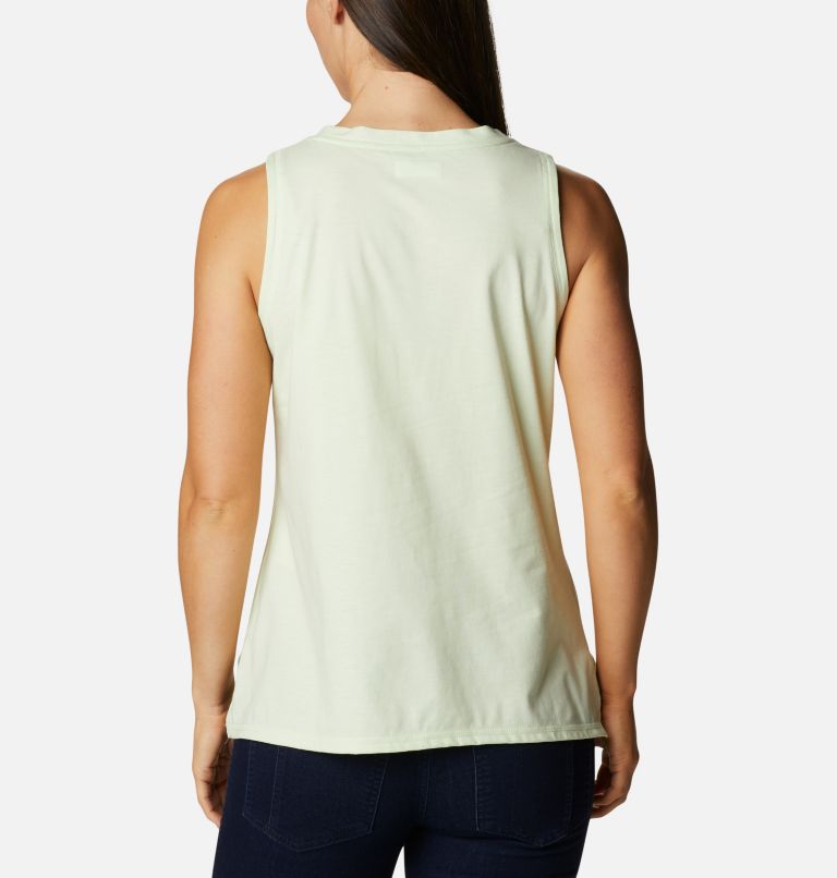 Women's Sun Trek Tank, Color: Light Lime, image 2
